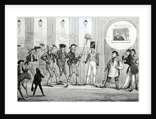 Poor Froze Out Gardners, 1820 by English School