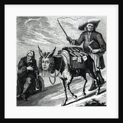 An Ass loaded with Church Preferments, 1737 by English School