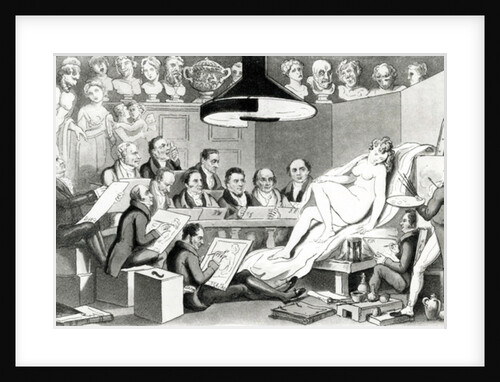 R. A.'s of Genius reflecting on the true line of Beauty at the Life Academy Someset House by English School