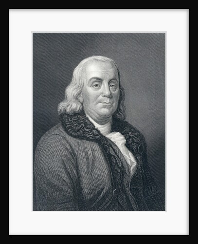 Portrait of Benjamin Franklin, c.1833 by English School