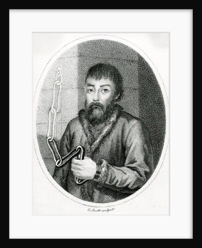Portrait of Yemelyan Pugachev, 18th Century by French School