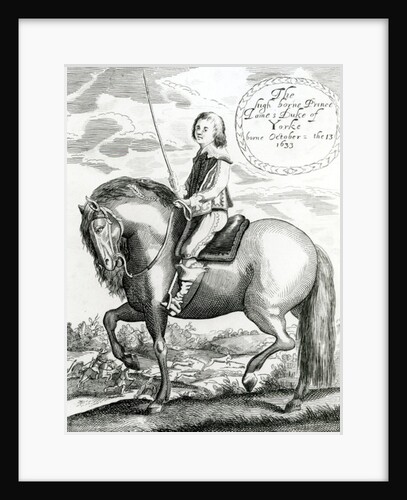 The High Borne Prince James Duke of Yorke, 1640-50 by English School