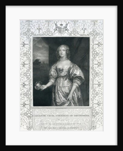 Elizabeth Cavendish, Countess of Devonshire, mid 17th century by Anthony van Dyck