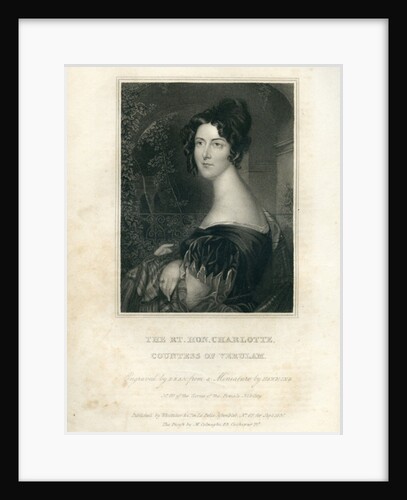 The Rt. Hon. Charlotte, Countess of Verulam, 1830 by English School