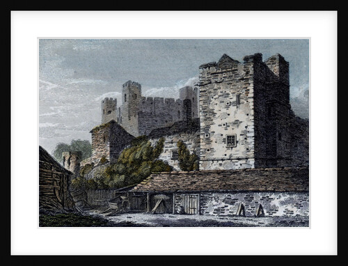 View of Rochester Castle, Kent. c.1830 by English School