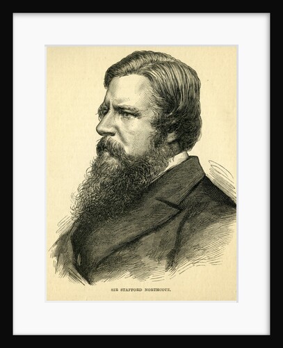 Sir Stafford Northcote, 1st Earl of Iddesleigh by English School