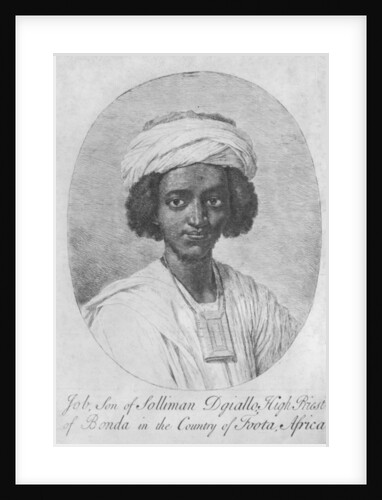 Job, Son of Solliman Dgiallo, High Priest of Bonda in the Country of Foota, Africa, c.1750 by English School