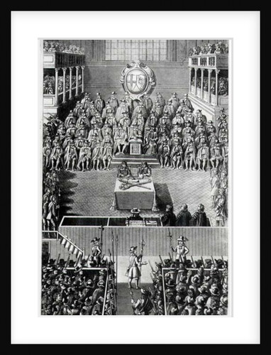 Charles I before the High Court of Justice at Whitehall, 27th January 1649 by English School