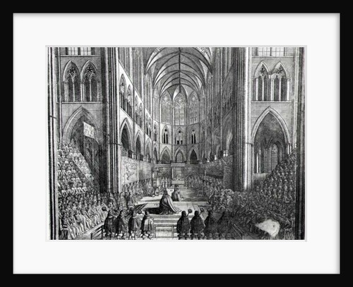 The Coronation of Charles II in Westminster Abbey, 23 April 1661 by English School