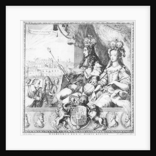 William III and Mary II engraved by the artist, c.1690 by Romeyn de Hooge