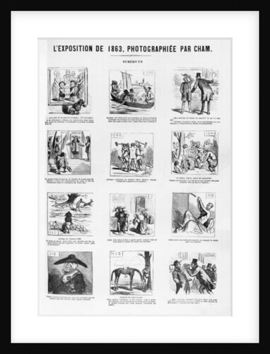 The Exhibition of 1863, photographed by Cham by Cham (1818-79)