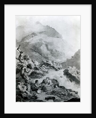 Illustration to Jean-Jacques Rousseau's 'Nouvelle Héloise' 1786 by Francis Wheatley