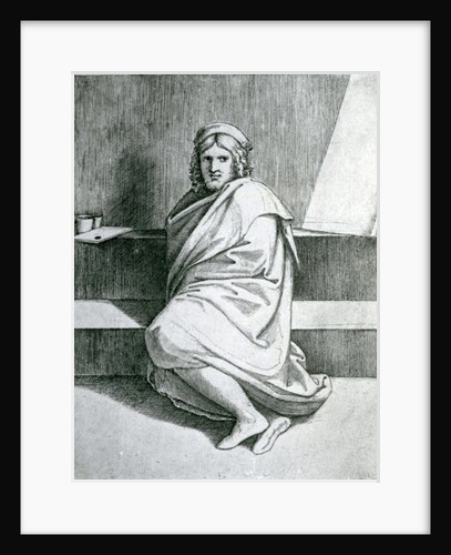 Raphael in a Cloak, c.1520 by Marcantonio Raimondi