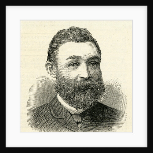 Portrait of Mr.R.Urwin, Secretary to the Tyne Improvement Commissioners, 1884 by English School