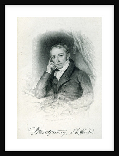 Portrait of James Montgomery, c.1820 by Thomas Barber