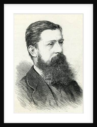 Alfred Pizzey Newton from the 'Illustrated London news' 1883 by English School
