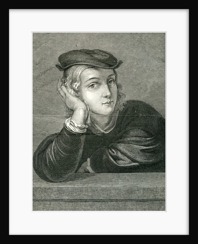 Raphael at the age of 15 by English School