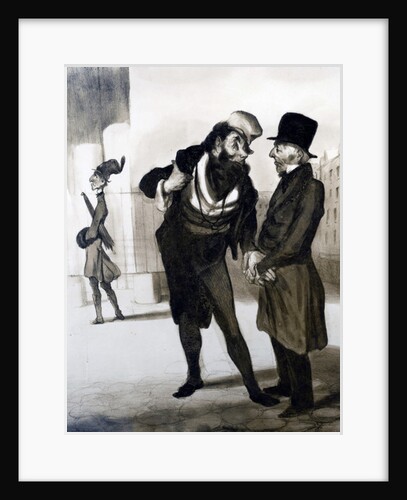 Robert Macaire Agent d'Affaires by Honore Daumier