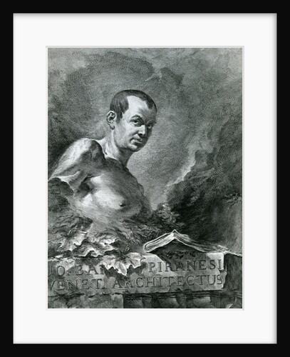 Portrait of Giovanni Battista Piranesi, 1750 by Francesco Polanzani