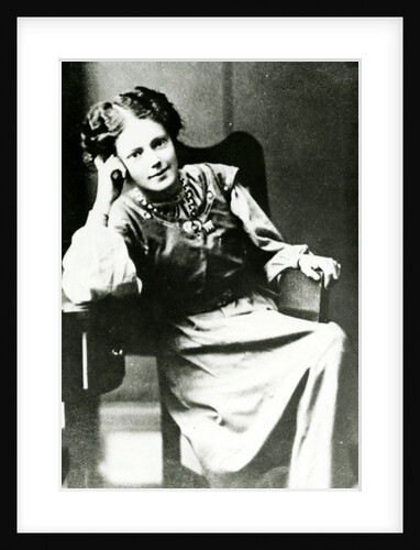 Portrait of Mary Eleanor Gawthorpe, c.1909 by English Photographer