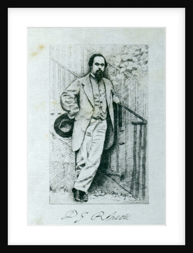 Dante Gabriel Rossetti by English Photographer