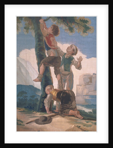 Boys Climbing a Tree by Francisco Jose de Goya y Lucientes
