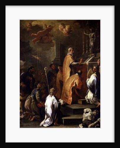 The Mass of St. Gregory by Luca Giordano