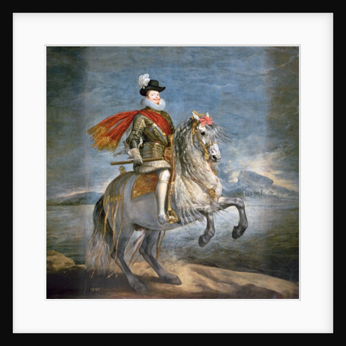 Equestrian Portrait of Philip III c.1628-35 by Diego Rodriguez de Silva y Velazquez