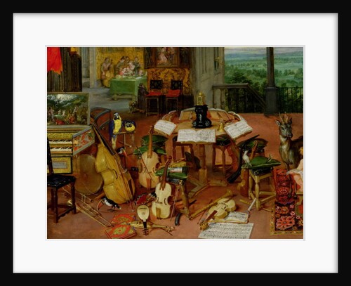 Hearing, 1617 by Jan the Elder Brueghel