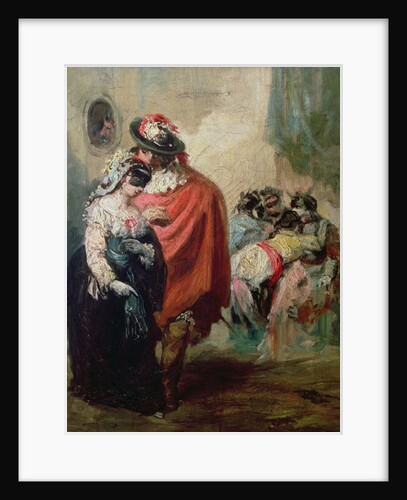 Masquerade by Eugenio Lucas y Padilla