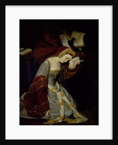 Anne Boleyn in the Tower, 1835 by Edouard Cibot