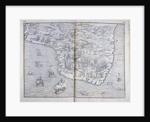 Map of North-eastern Brazil by Anonymous