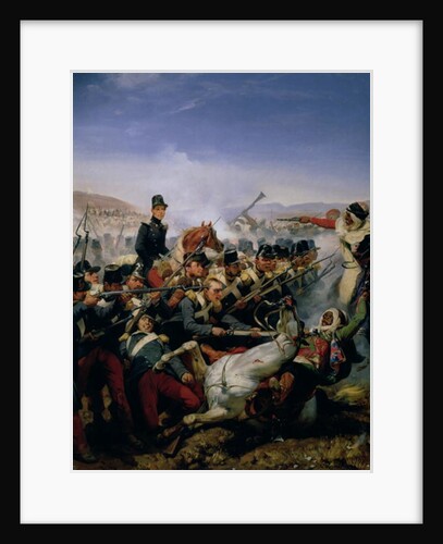 The Battle of Somah, 1839 by Emile Jean Horace Vernet