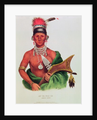 Ap-Pa-Noo-Se, Saukie Chief by American School