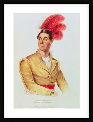 Ahyouwaighs, Chief of the Six Nations by American School