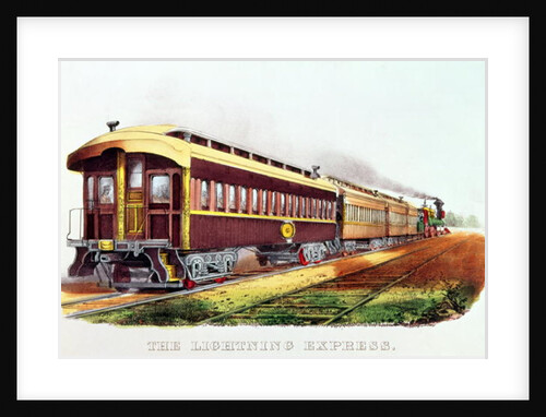 The Lightning Express published by Nathaniel Currier and James Merritt Ives by American School