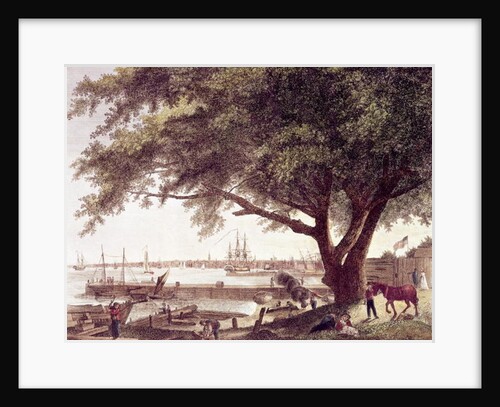 The City and Port of Philadelphia, on the River Delaware, from Kensington, 1800 by American School