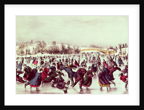 Central Park, Winter: The Skating Carnival by American School
