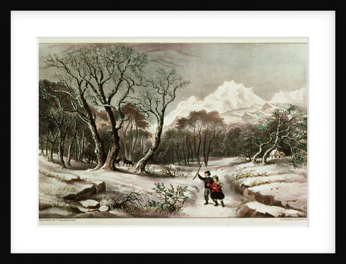 Woodlands in Winter. by American School