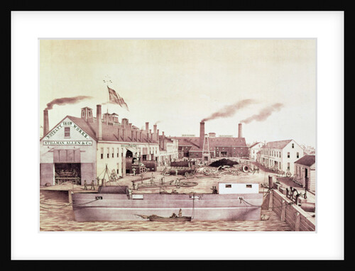 The Novelty Iron Works of Stillman Allen & Co. by American School