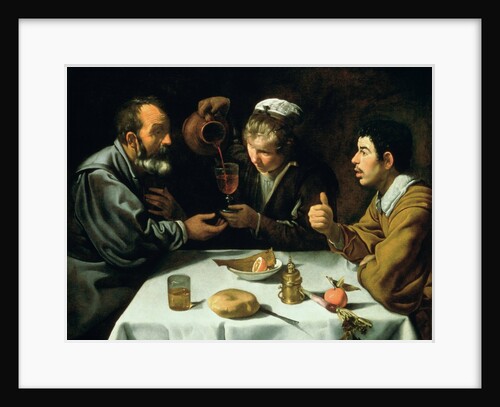 The Lunch, 1620 by Diego Rodriguez de Silva y Velazquez