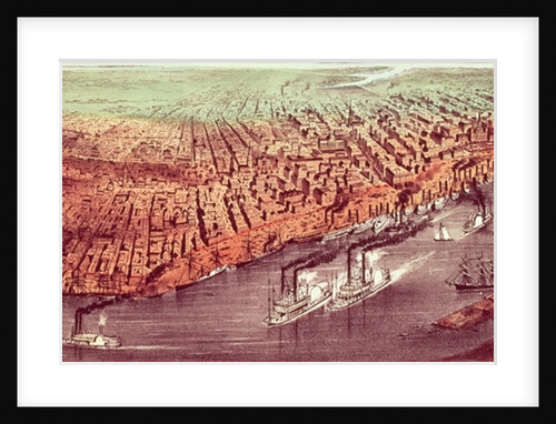 City of New Orleans by N. & Ives J.M. Currier