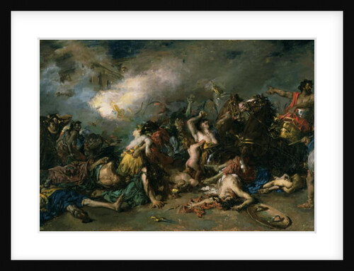 The Final Day of Sagunto in 219BC, 1869 by Francisco Domingo Marques