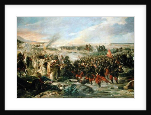 The Battle of Tetouan in 1860, 1870 by Vincente Gonzalez Palmaroli