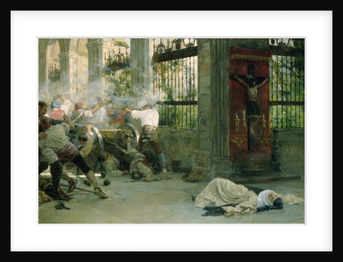 Episode from the War of Independence, 1892 by Eugenio Alvarez Dumont