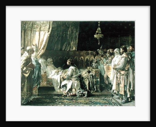 The Last Moments of King James I the Conquistador by Ignacio Pinazo Camarlech