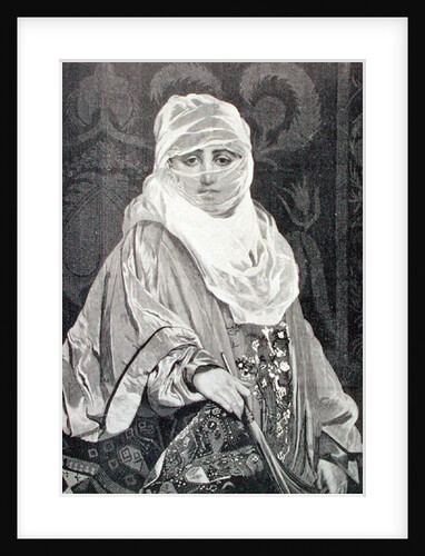 La Favorita - Woman with a Veil by Jean Leon (after) Gerome