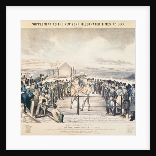 The Great Fight Between Tom Hyer and Yankee Sullivan, 1849 by James S. Baillie