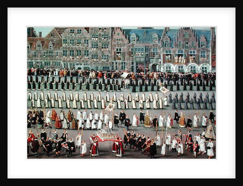 The Ommeganck in Brussels in 1615: Procession of Notre Dame de Sablon, 1616 by Denys van Alsloot
