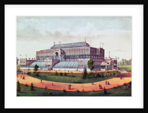 Horticultural Hall, Grand United States Centennial Exhibition 1876 by N. and Ives J.M. Currier